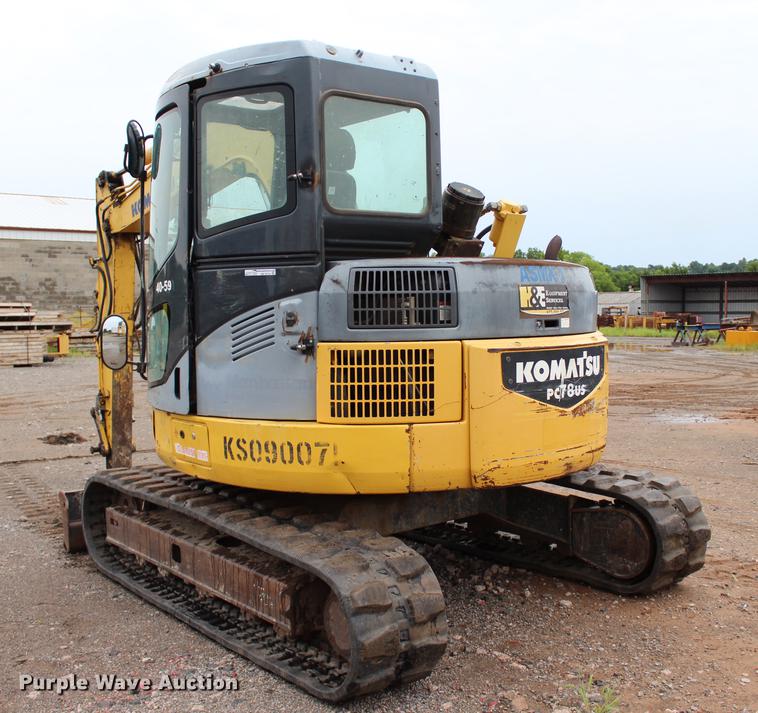 image for item BE9319 2010 Komatsu PC78US-6NO mini excavator