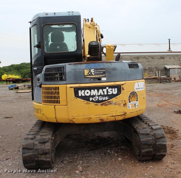 image for item BE9319 2010 Komatsu PC78US-6NO mini excavator