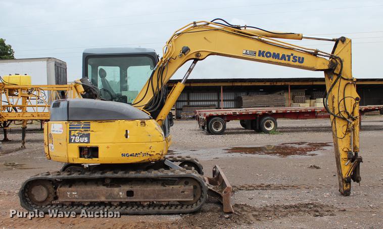 image for item BE9319 2010 Komatsu PC78US-6NO mini excavator