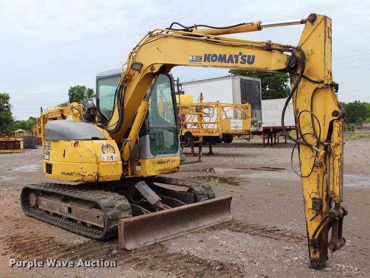 image for item BE9319 2010 Komatsu PC78US-6NO mini excavator