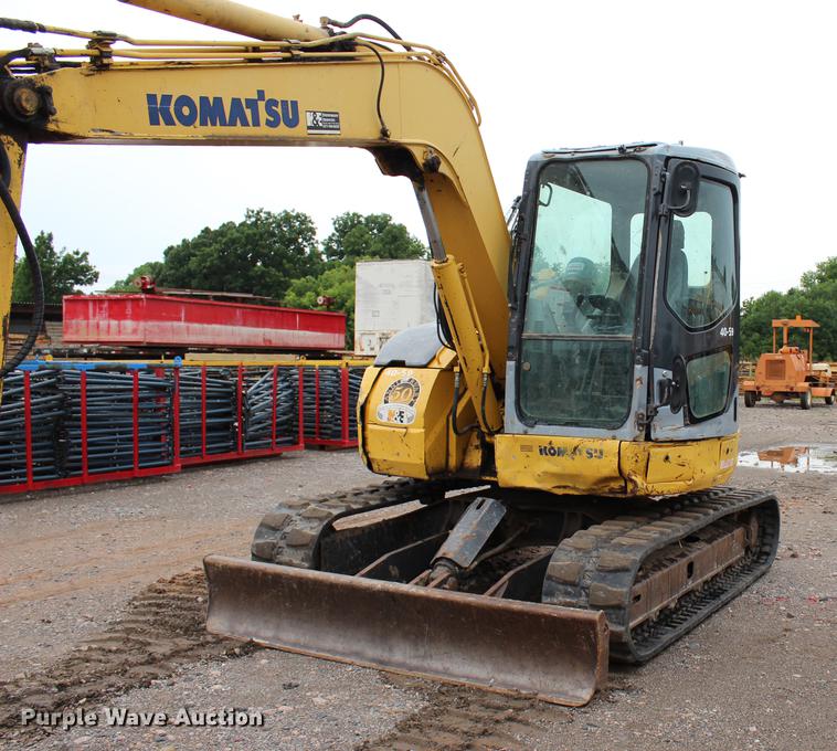 image for item BE9319 2010 Komatsu PC78US-6NO mini excavator