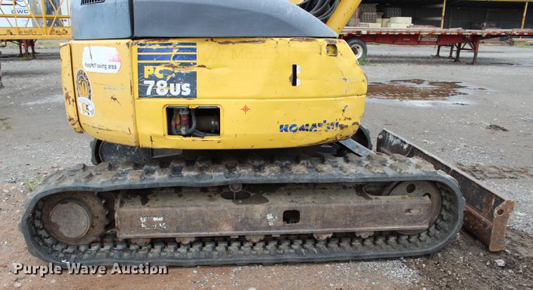 image for item BE9319 2010 Komatsu PC78US-6NO mini excavator