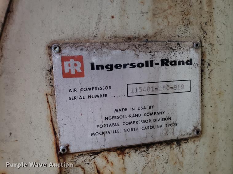 image for item BW9237 Ingersoll Rand air compressor