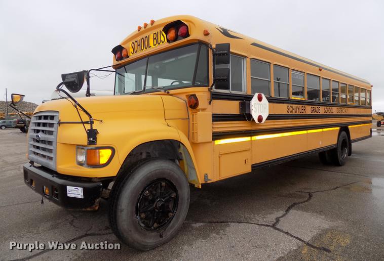 image for item DB8621 1998 Ford B800 Bluebird school bus
