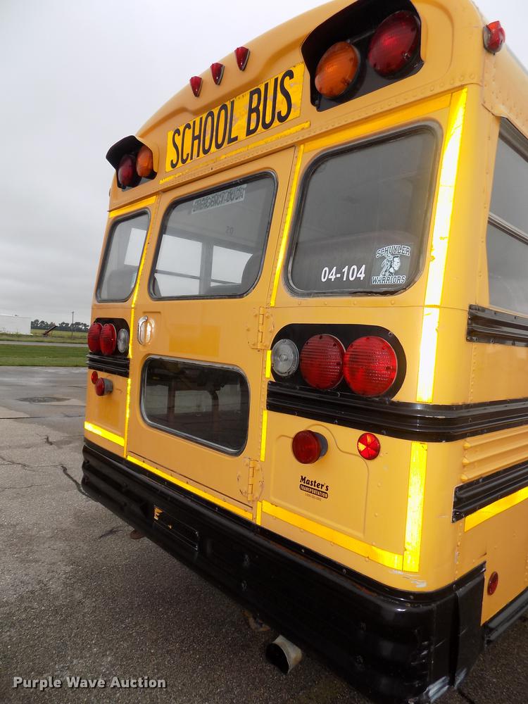 image for item DB8621 1998 Ford B800 Bluebird school bus