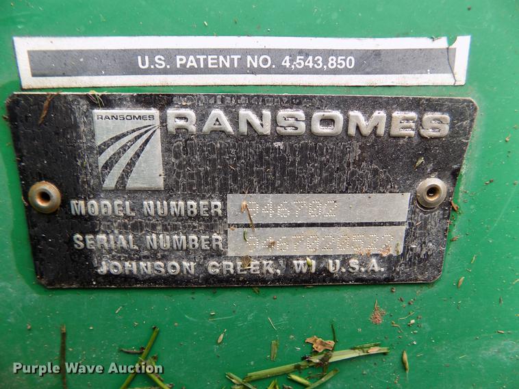 image for item DB9131 Ransomes Frontline 728D lawn mower