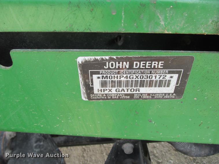 image for item DB9310 John Deere Gator HPX utility vehicle