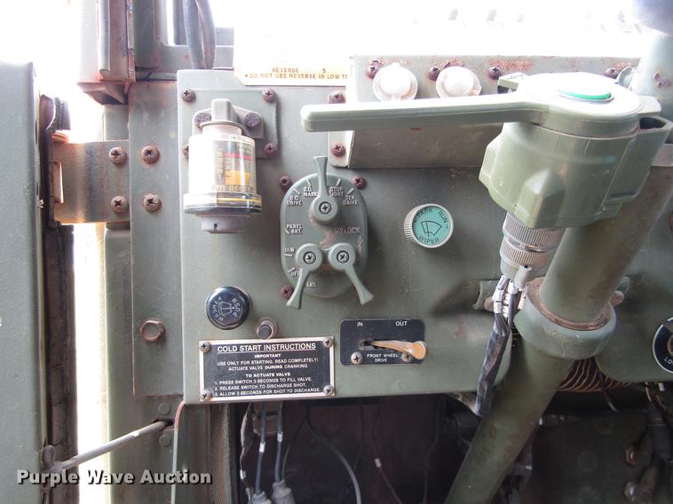 image for item DC0043 1989 BMY Harsco M972A2 flatbed truck