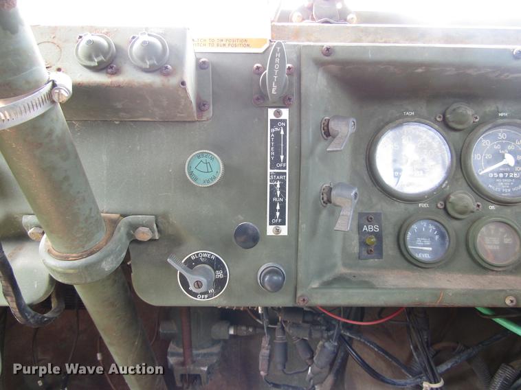 image for item DC0043 1989 BMY Harsco M972A2 flatbed truck