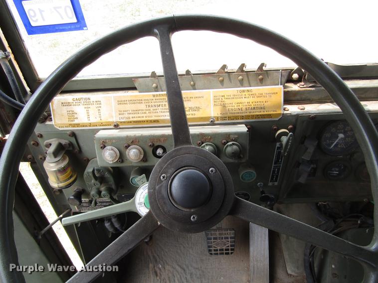 image for item DC0043 1989 BMY Harsco M972A2 flatbed truck