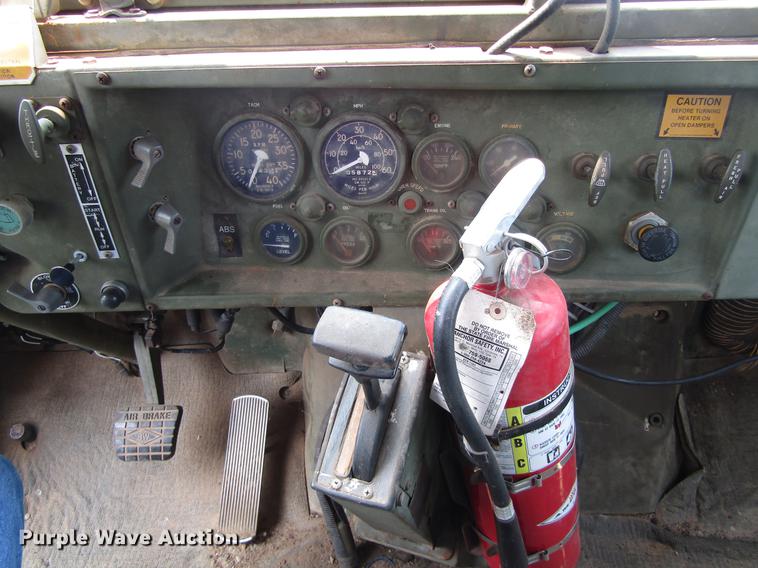 image for item DC0043 1989 BMY Harsco M972A2 flatbed truck