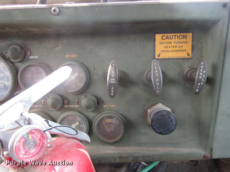 image for item DC0043 1989 BMY Harsco M972A2 flatbed truck