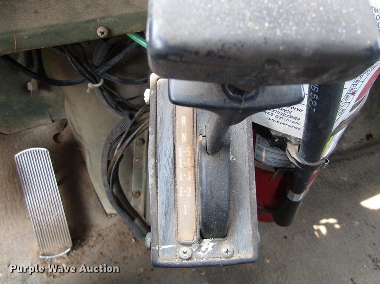 image for item DC0043 1989 BMY Harsco M972A2 flatbed truck