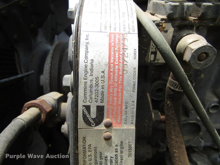 image for item DC0043 1989 BMY Harsco M972A2 flatbed truck