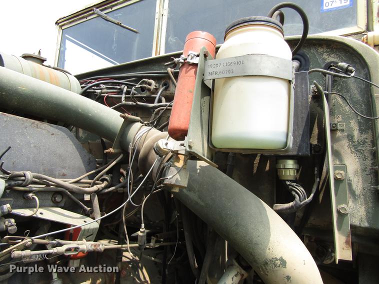 image for item DC0043 1989 BMY Harsco M972A2 flatbed truck