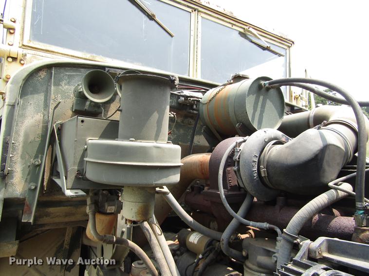 image for item DC0043 1989 BMY Harsco M972A2 flatbed truck