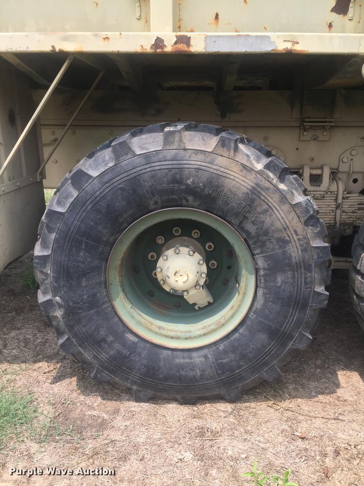 image for item DC0043 1989 BMY Harsco M972A2 flatbed truck