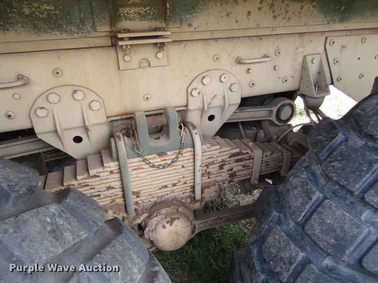 image for item DC0043 1989 BMY Harsco M972A2 flatbed truck