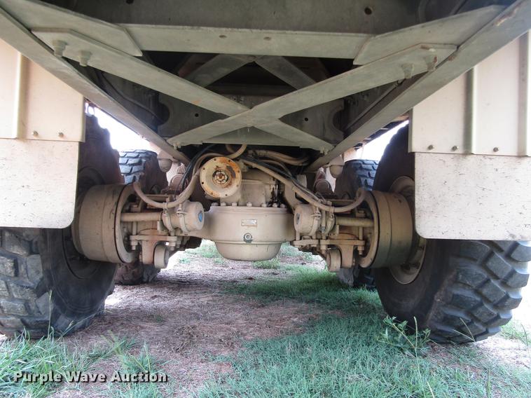 image for item DC0043 1989 BMY Harsco M972A2 flatbed truck