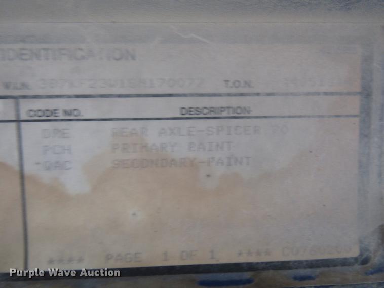 image for item DD4281 1995 Dodge Ram 2500 Club Cab pickup truck