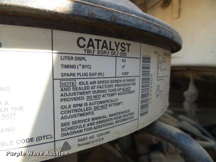 image for item DD5838 1995 Chevrolet Kodiak C5500 flatbed truck