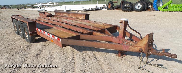 image for item DD5851 1995 Belshe T-2 equipment trailer
