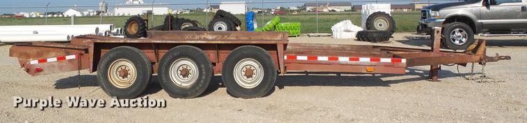 image for item DD5851 1995 Belshe T-2 equipment trailer