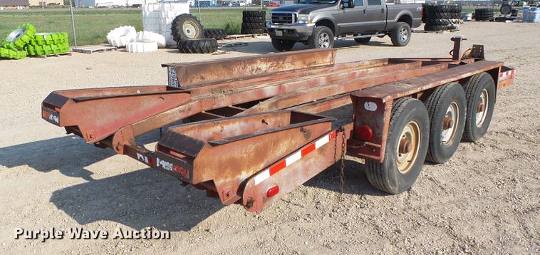 image for item DD5851 1995 Belshe T-2 equipment trailer