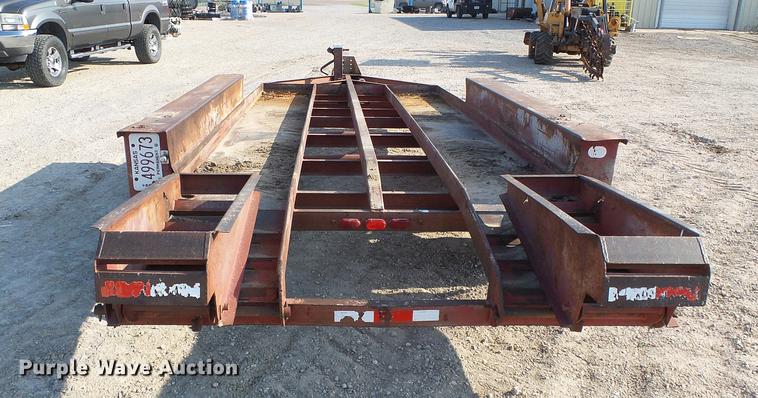 image for item DD5851 1995 Belshe T-2 equipment trailer