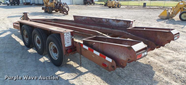 image for item DD5851 1995 Belshe T-2 equipment trailer