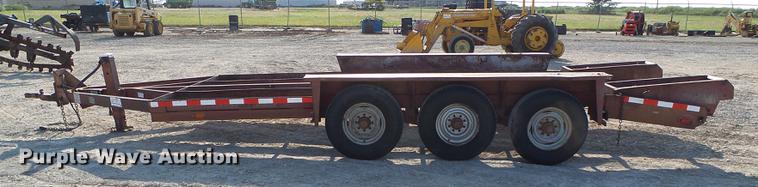 image for item DD5851 1995 Belshe T-2 equipment trailer