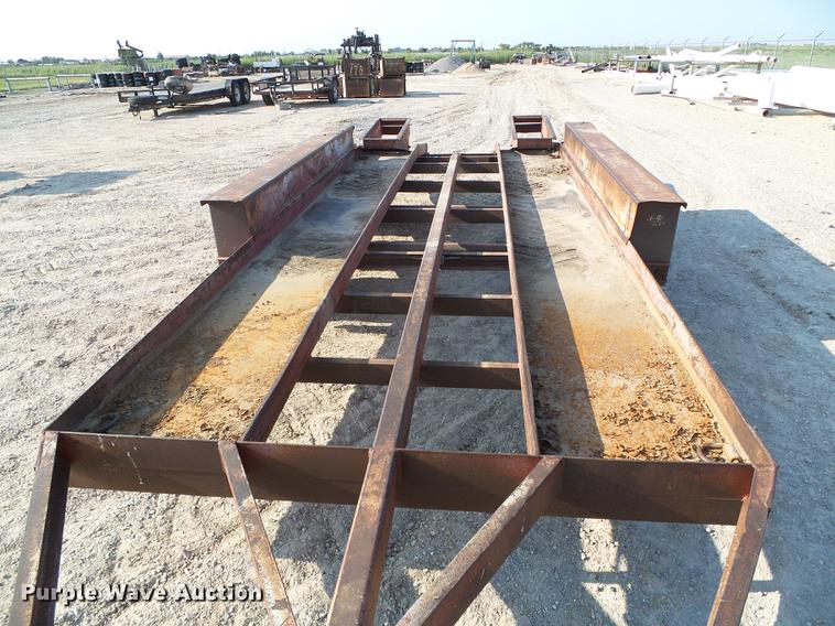 image for item DD5851 1995 Belshe T-2 equipment trailer