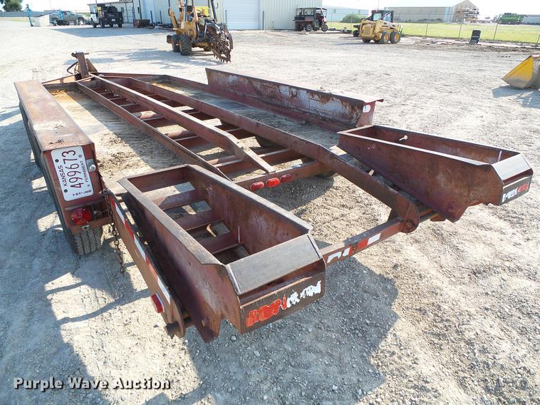 image for item DD5851 1995 Belshe T-2 equipment trailer