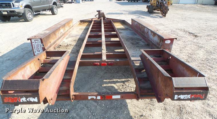 image for item DD5851 1995 Belshe T-2 equipment trailer