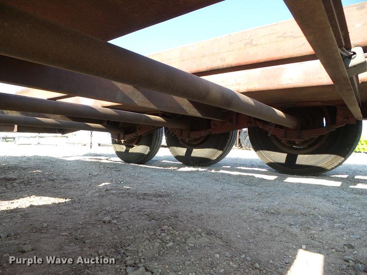 image for item DD5851 1995 Belshe T-2 equipment trailer