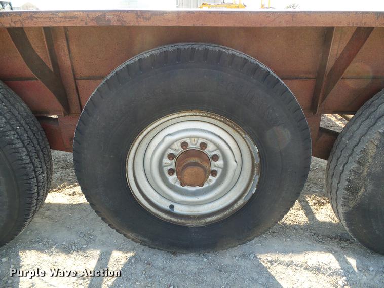 image for item DD5851 1995 Belshe T-2 equipment trailer