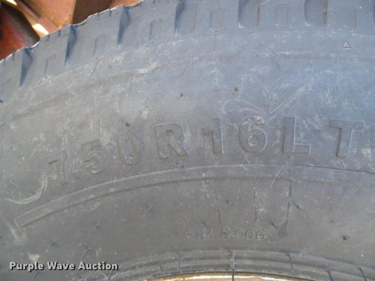 image for item DD5851 1995 Belshe T-2 equipment trailer