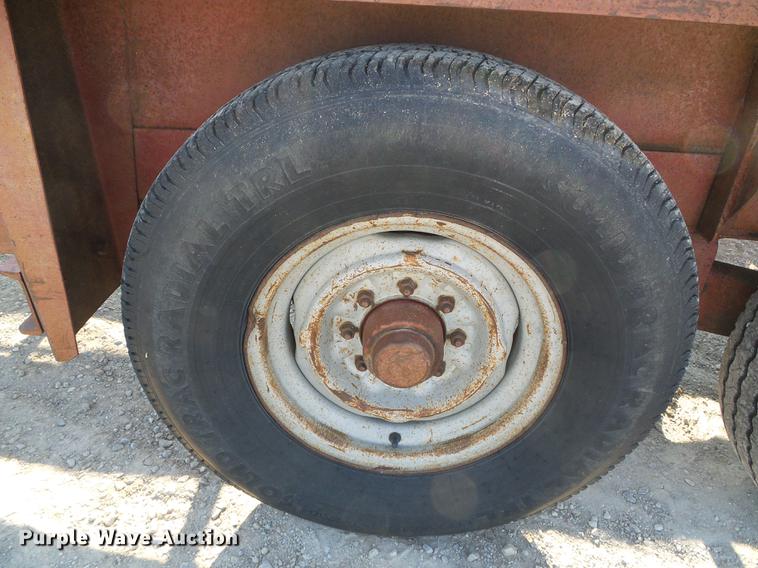 image for item DD5851 1995 Belshe T-2 equipment trailer