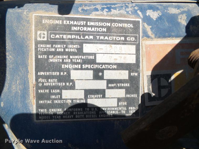 image for item DD5852 1975 Ford 8000 flatbed truck