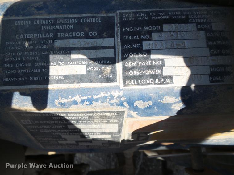 image for item DD5852 1975 Ford 8000 flatbed truck