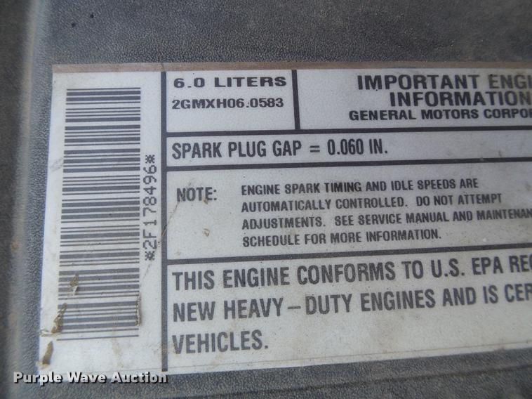 image for item DD5876 2002 Chevrolet Silverado 2500HD Crew Cab pickup truck