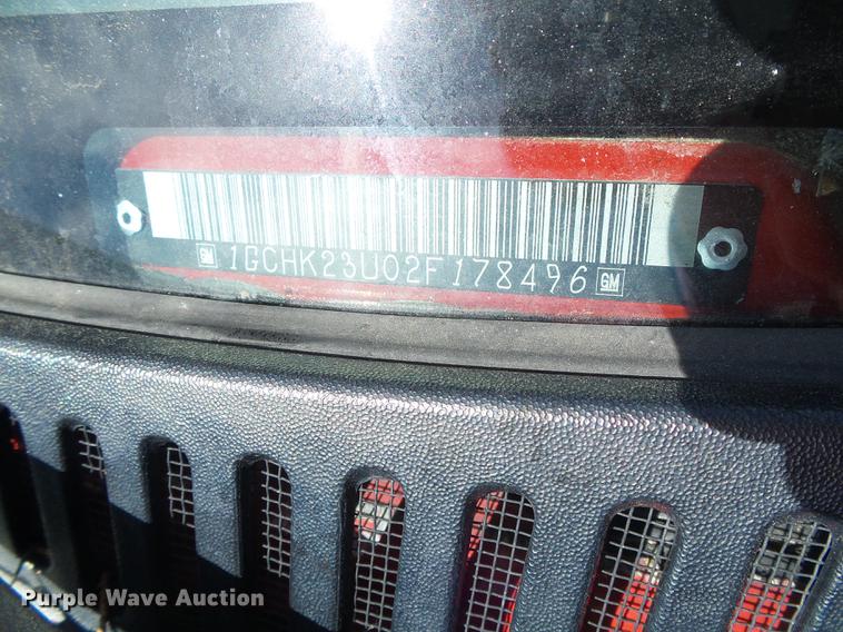 image for item DD5876 2002 Chevrolet Silverado 2500HD Crew Cab pickup truck