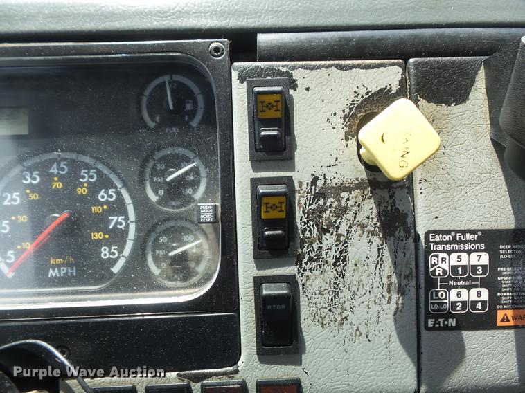 image for item DD7232 2005 Freightliner FL80 Crew Cab flatbed truck