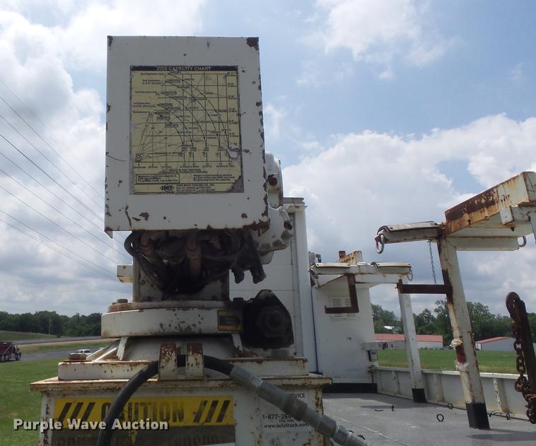 image for item DD7232 2005 Freightliner FL80 Crew Cab flatbed truck