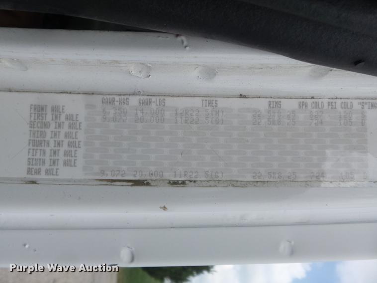 image for item DD7232 2005 Freightliner FL80 Crew Cab flatbed truck