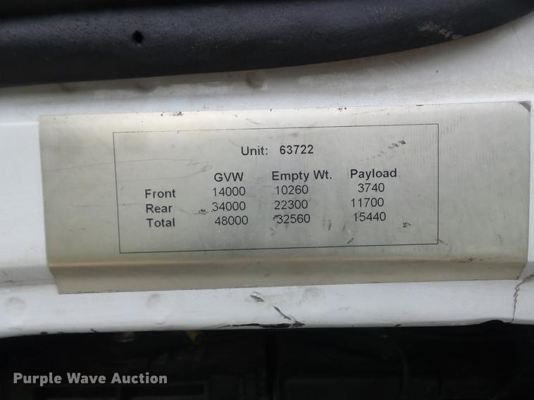 image for item DD7232 2005 Freightliner FL80 Crew Cab flatbed truck