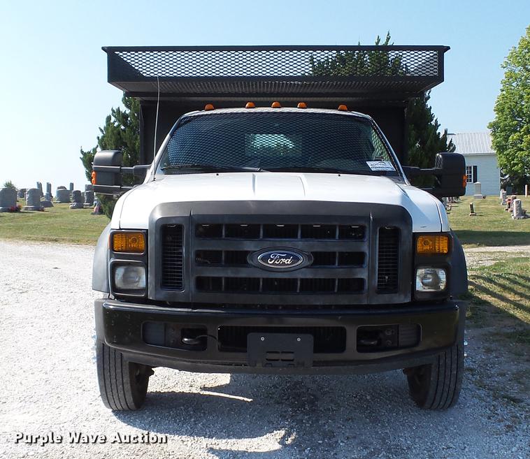 image for item DD7257 2008 Ford F550 Super Duty XL flatbed truck