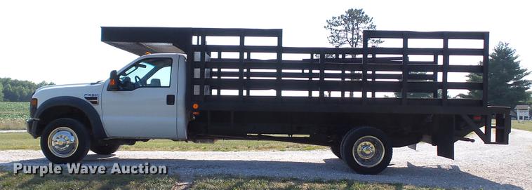 image for item DD7257 2008 Ford F550 Super Duty XL flatbed truck