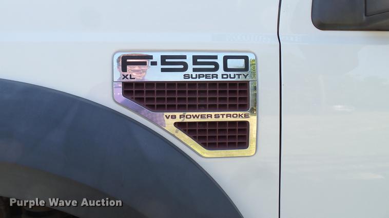 image for item DD7257 2008 Ford F550 Super Duty XL flatbed truck