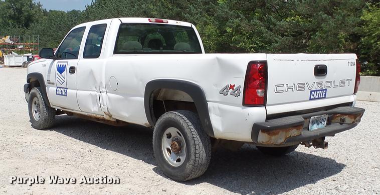 image for item DD7263 2006 Chevrolet Silverado 2500HD Ext. Cab pickup truck